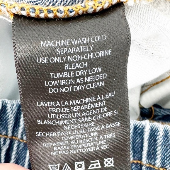 BDG Urban Outfitters Elastic Waist Cotton Blue Cutoff Shorts XS - Picture 7 of 7